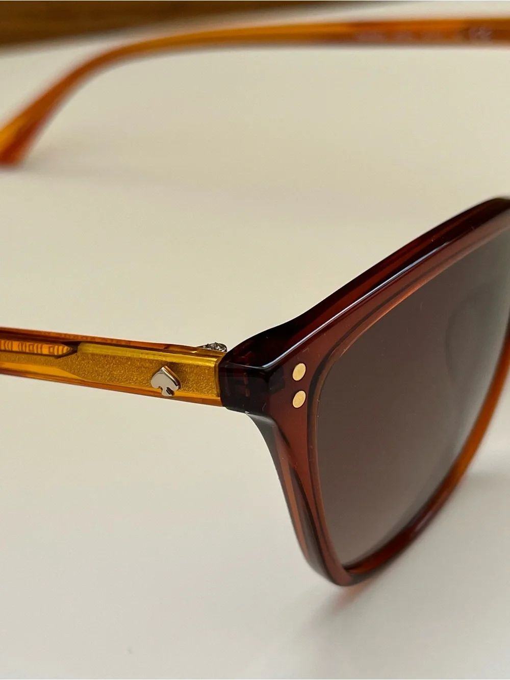 Kate Spade PAVIA/G/S 09QHA Orange Frame brown Lenses Sunglasses 55-19-140